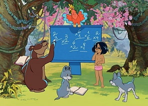 Пазл Castorland 30 деталей Маугли. Лесная школа (Castorland, C30-PU03159)