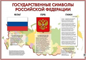 Плакат - Государственные символы Российской Федерации (Гео-Трейд, 4626014930476)