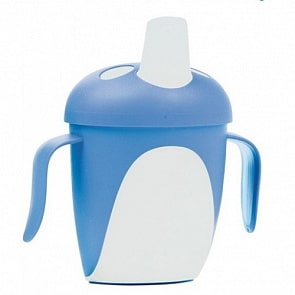 Обучающий поильник Пингвин, синий (Canpol Babies, 76/001)