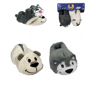 Плюшевые Вывертапки - Хаски-Полярный медведь, M, размер 28-30 (1toy, Т14154)