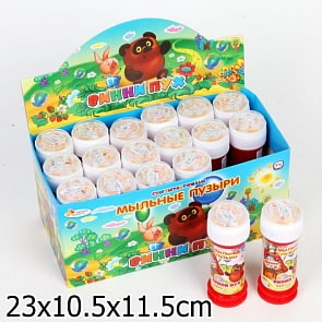 Мыльные пузыри «Винни-Пух», 50 мл. (Играем вместе, 1012sim)