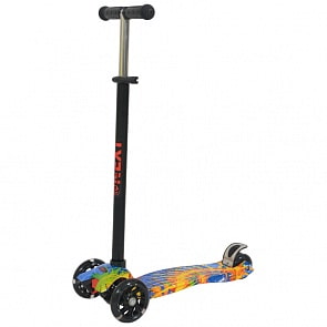 Самокат трехколесный Next со светом управление наклоном (Next, JP-MG-03B-WTP1_N)