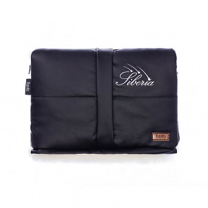 Муфта меховая для коляски Nuovita Siberia Lux Bianco Nero/Черный (Nuovita, NUO-mSIBLB_2024)