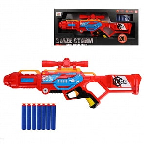 Бластер с 20 мягкими пулями (Наша Игрушка, 7068)