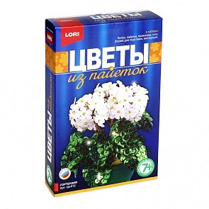 Цветы из пайеток – Гортензия (Lori, Цв-012)