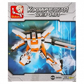 Конструктор – Робот, 106 деталей (Sluban, M38-B0383)