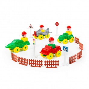 Конструктор - Юный путешественник, 49 элементов, в пакете (Полесье, 52636) (ассортимент)