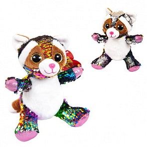 Мягкая игрушка - Енот с пайетками, 15 см (ABtoys, M2036)