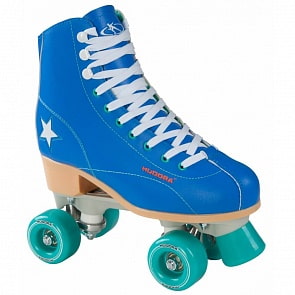 Роликовые коньки Rollschuh Roller Disco, размер 35, цвет - blau/grün сине-зеленый (Hudora, 13191)