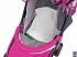 Санки-коляска Snow Galaxy City-1-1 - Мишка со звездой на розовом, на больших надувных колесах, сумка, варежки  - миниатюра №6