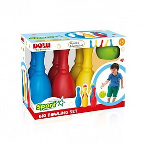 Маленький набор - Боулинг из 6 кеглей и 1 шара (Dolu, DL_6171)