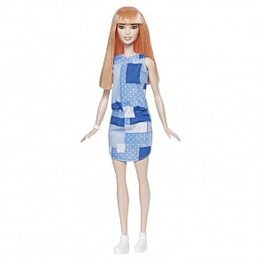 Кукла Barbie - Игра с модой Джинсовые заплатки, 29 см (Mattel, DYY90)