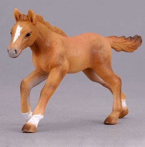 Фигурка Жеребенка чистокровного, бегущего (GULLIVER Collecta, 88245b)