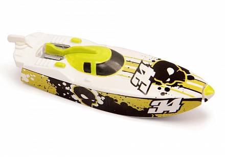 Роболодка Micro Boats, желто-белая 