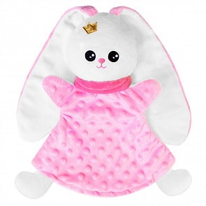 Кукла на руку – Зайка, розовый (Мякиши, 456 МЯКИШИ)