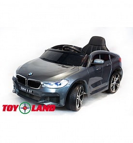 Детский электромобиль BMW 6 GT, серебро глянец, свет и звук (ToyLand, JJ2164_серебро)