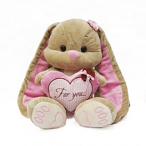 Зайка Лин, с сердцем (MaxiToys, JL-001-25)