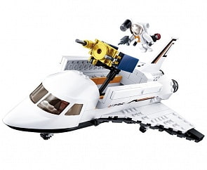 Конструктор – Космический корабль с фигурками, 231 деталь (Sluban, M38-B0736)