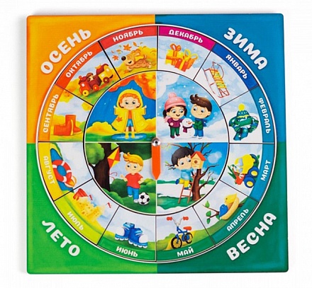Игровой набор деревянный - Календарь для мальчиков 