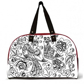 Сумка для раскрашивания - Русские узоры, с маркерами (Origami, 02609-or)