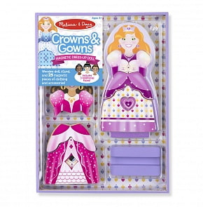 Магнитный набор - Переодень меня - Корона и наряды, 23 предмета (Melissa&Doug, 9312_md)