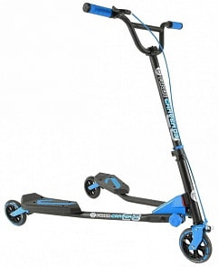 Самокат инерционный YVolution Fliker Carver C3, синий (Yvolution, 100042)