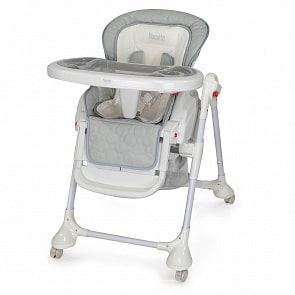 Стул-шезлонг для кормления Nuovita Tutela, grigio scuro goffratura/темно-серый с тиснением (Nuovita, M08_469)