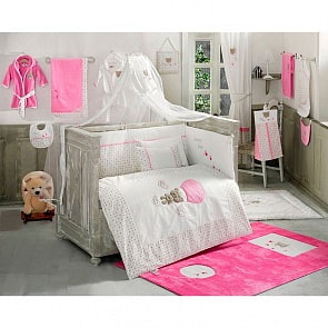 КПБ 3 предмета серии Kidboo Cute Bear, pink (Kidboo, 00-0012150 Pink)