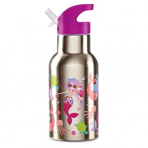 Термос с трубочкой - Русалка, 0,4 мл (Crocodile Creek, 1060-3)