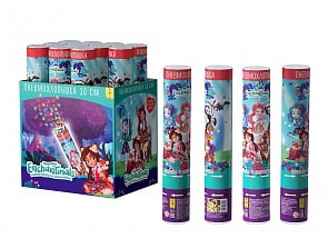 Хлопушка из серии Энчантималс, 30 см., с бумагой и фольгированным конфетти (Росмэн, 35084)