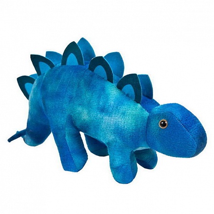 Игрушка мягкая из серии Динозавры - Стегозавр синий, 33 см 