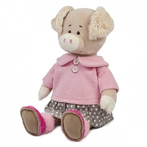 Мягкая игрушка - Свинка Вероника в платье, 20 см (MaxiToys, MT-MRT031814-20)