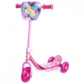 Трехколесный самокат – Barbie, колеса 14,5 и 12 см, розовый (006BRBsim)