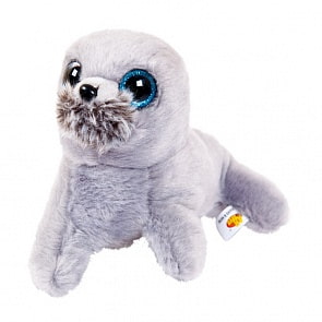 Мягкая игрушка – Тюлень, серый, 19 см (ABtoys, M0080)