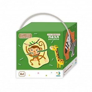 Пазл 2-3-4 элемента Дикие животные (Dodo, R300153)