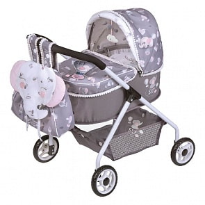 Коляска для куклы с рюкзаком - Скай, 56 см (DeCuevas, 86035)