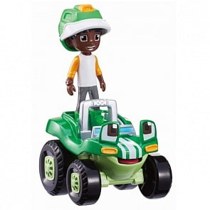 Фигурка с металлической машинкой Rev&Roll - Оуен и Крэш (Alpha Group, EU881041)