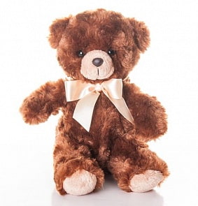 Медведь коричневый сидячий 20 см (AURORA, 91-650)