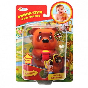 Игрушка для ванной Винни-Пух, со световыми и звуковыми эффектами, русифицированный (Играем вместе, 8R-Lssim)