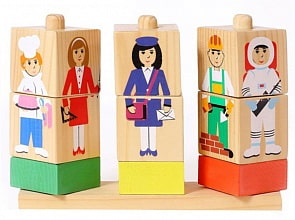 Кубики на палочке – Профессии (Томик, 4545-5 ТОМИК)