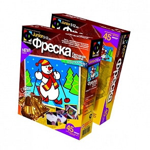 Набор для творчества Фреска - Снеговик (Фантазер, 407013)
