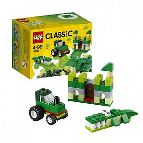 Lego Classic. Зелёный набор для творчества (LEGO, 10708-L)