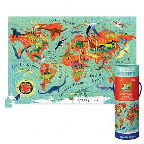 Пазл - Земля динозавров, 200 деталей (Crocodile Creek, 2874-7)