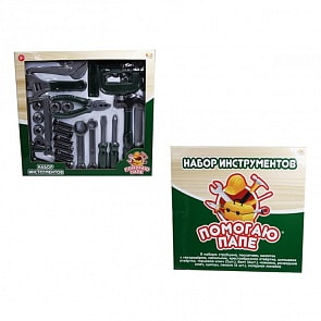 Помогаю Папе - Набор инструментов, 24 предмета (Abtoys, PT-00570)