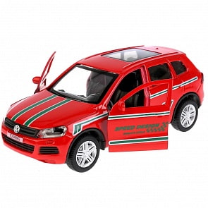 Машинка металлическая инерционная – Volkswagen Touareg Спорт, 12 см., открываются двери и багажник (Технопарк, TOUAREG-Ssim)