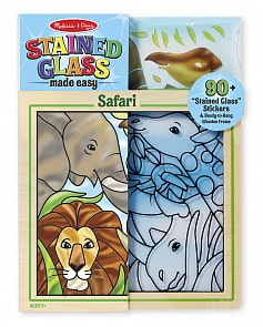Витражи - Сафари из серии Творчество (Melissa&Doug, 9436_md)
