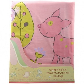 Постельное белье Little Friend, 3 предмета, цвет – розовый (Золотой Гусь, 2066)