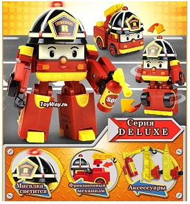 Poli Robocar. Трансформер Рой со светом и аксессуарами (Silverlit, 83093)