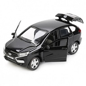 Модель металлическая инерционная LADA XRAY, 12 см., открываются двери и багажник (Технопарк, XRAY-MIXsim)