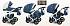 Детская коляска Camarelo Sirion 2 в 1, сине-серая  - миниатюра №4
